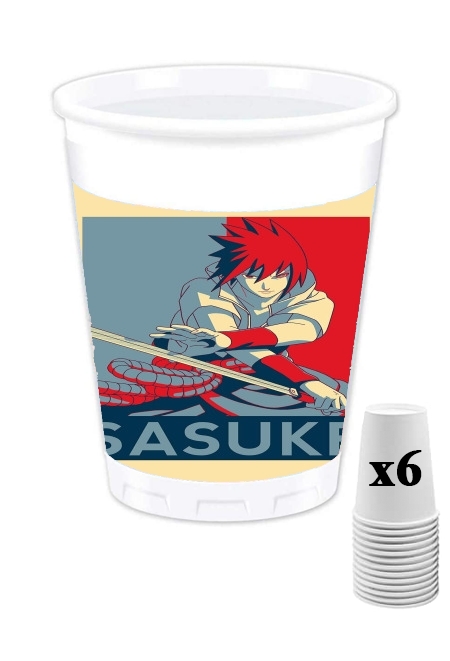 Pack de 6 Gobelets Propaganda Sasuke