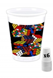 Pack de 6 Gobelets Rubiks Cube