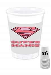Pack de 6 Gobelets Super Mamie