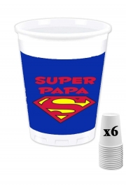 Pack de 6 Gobelets Super PAPA