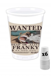 Pack de 6 Gobelets Wanted Francky Dead or Alive