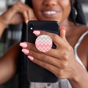 Popsocket colorful chevron in pink