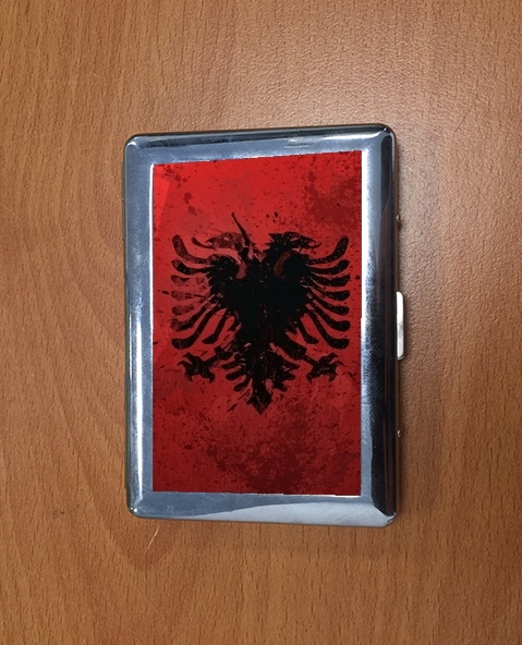Porte Cigarette Albanie Painting Flag
