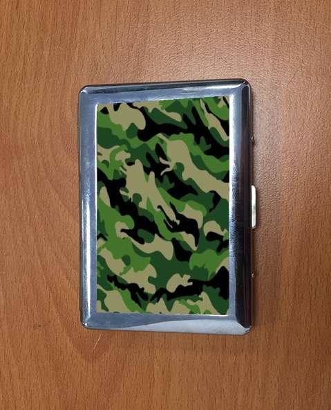 Porte Cigarette Camouflage Militaire Vert
