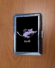 Porte Cigarette Reiki Animal chat violet