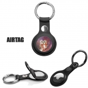 Porte clé Airtag - Protection Hiboux Abstrait