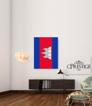 Poster Cambodge Flag