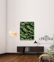 Poster Camouflage Militaire Vert