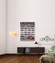 Poster Ford Mustang Evolution