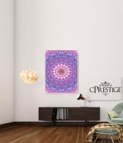 Poster pink and blue kaleidoscope