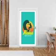 Poster de porte Aloha Surfer lifestyle
