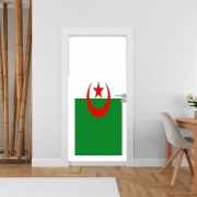Poster de porte Drapeau Algerie