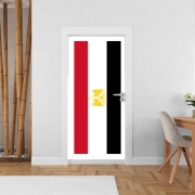 Poster de porte Drapeau Egypte