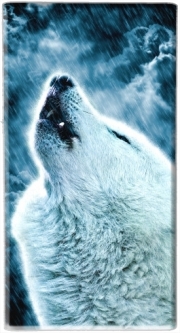 Batterie nomade de secours universelle 5000 mAh A howling wolf in the rain