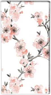 Batterie nomade de secours universelle 5000 mAh Cherry Blossom Aquarel Flower