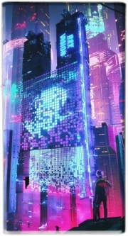 Batterie nomade de secours universelle 5000 mAh Cyberpunk city night art