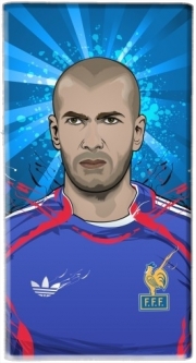 Batterie nomade de secours universelle 5000 mAh Football Legends: Zinedine Zidane France