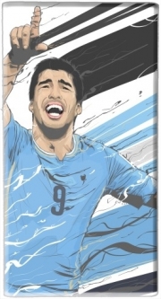 Batterie nomade de secours universelle 5000 mAh Football Stars: Luis Suarez - Uruguay