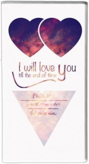 Batterie nomade de secours universelle 5000 mAh I will love you