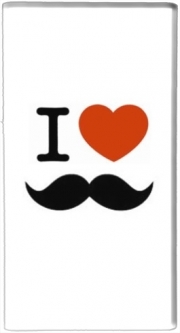 Batterie nomade de secours universelle 5000 mAh I Love Moustache