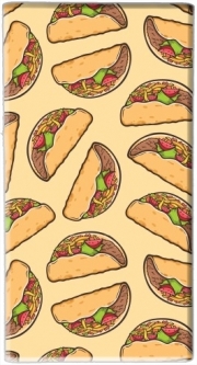 Batterie nomade de secours universelle 5000 mAh Taco seamless pattern mexican food
