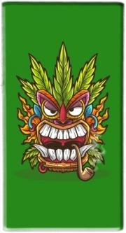 Batterie nomade de secours universelle 5000 mAh Tiki mask cannabis weed smoking
