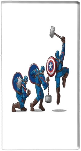 Mini batterie externe de secours micro USB 5000 mAh Captain America - Thor Hammer