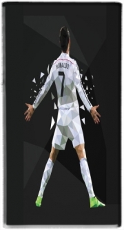 Mini batterie externe de secours micro USB 5000 mAh Cristiano Ronaldo Celebration Piouuu GOAL Abstract ART