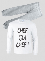 Pyjama enfant Chef Oui Chef humour