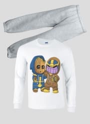 Pyjama enfant Groot x Thanos