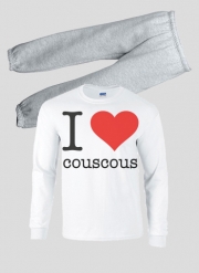 Pyjama enfant I love couscous - Plat Boulette