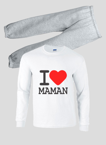 Pyjama enfant I love Maman