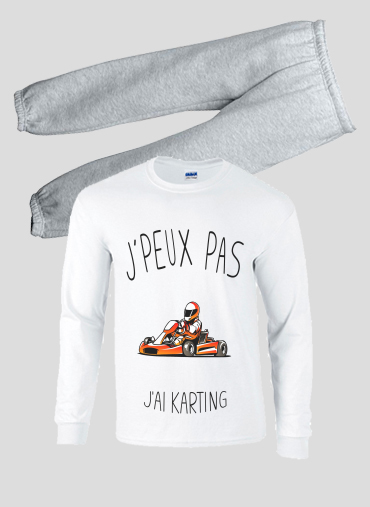 Pyjama enfant Je peux pas j'ai Karting
