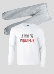 Pyjama enfant Je peux pas j'ai Netflix