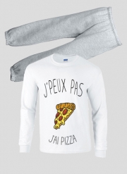 Pyjama enfant Je peux pas j'ai pizza