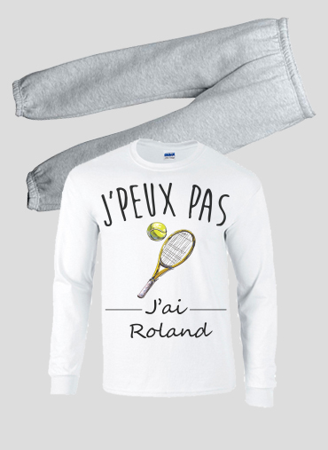 Pyjama enfant Je peux pas j'ai roland - Tennis