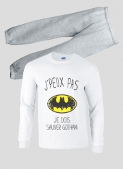 Pyjama enfant Je peux pas je dois sauver Gotham