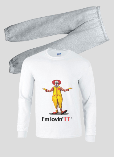 Pyjama enfant Mcdonalds Im lovin it - Clown Horror