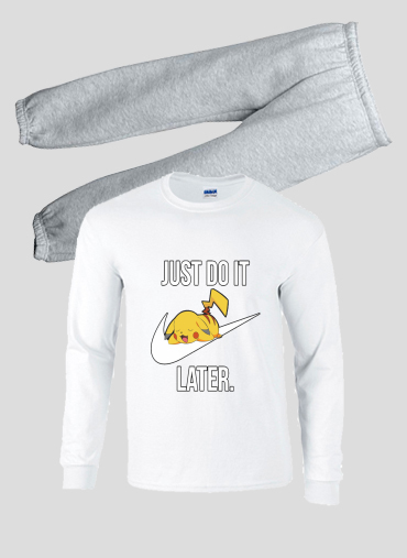 Pyjama enfant Nike Parody Just Do it Later X Pikachu