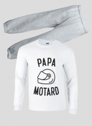 Pyjama enfant Papa Motard Moto Passion