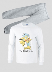 Pyjama enfant Pikarick - Rick Sanchez And Pikachu 