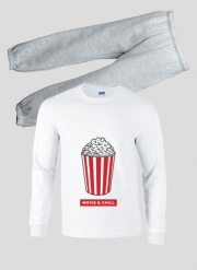 Pyjama enfant Popcorn movie and chill