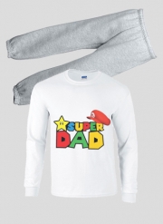 Pyjama enfant Super Dad Mario humour