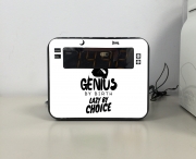 Radio réveil Genius by birth Lazy by Choice Shikamaru tribute