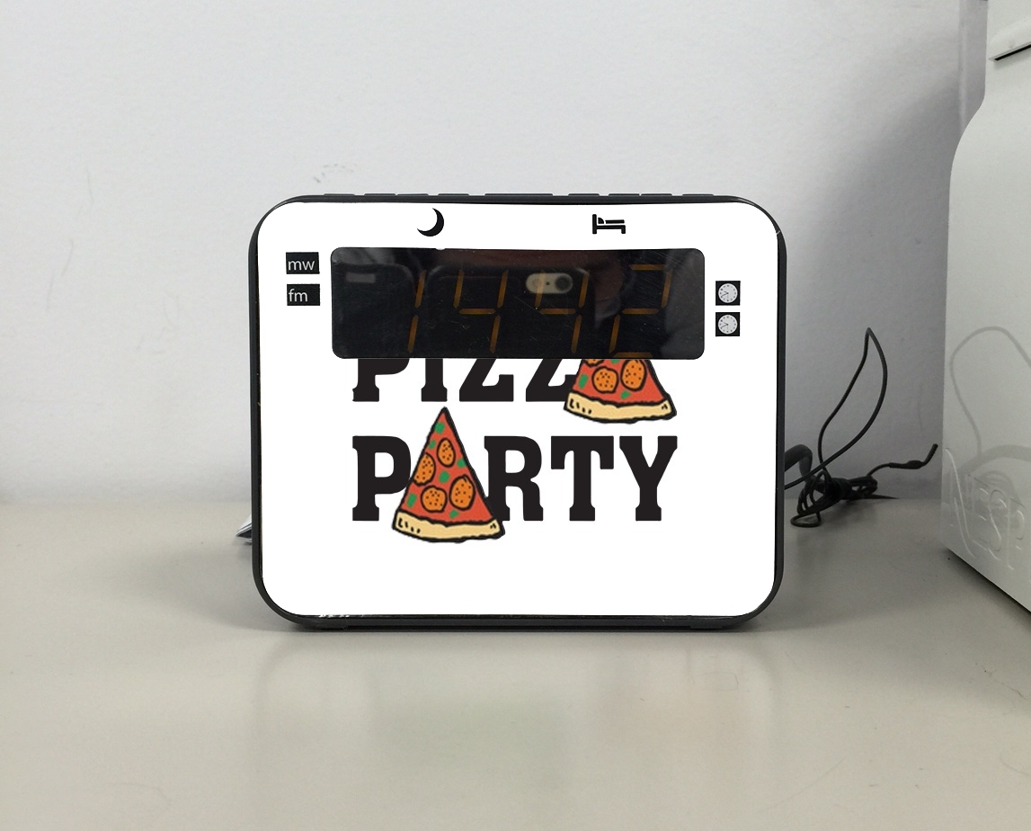 Radio réveil Pizza Party