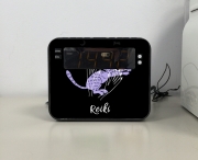 Radio réveil Reiki Animal chat violet