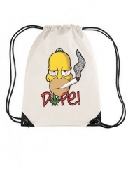 Sac de gym Homer Dope Weed Smoking Cannabis