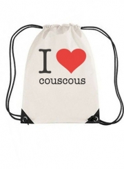 Sac de gym I love couscous - Plat Boulette