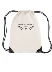 Sac de gym Tampon Mariage Provence branches d'olivier