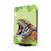 Autocollant Playstation 5 - Skin adhésif PS5 Animals Collection: Tiger 
